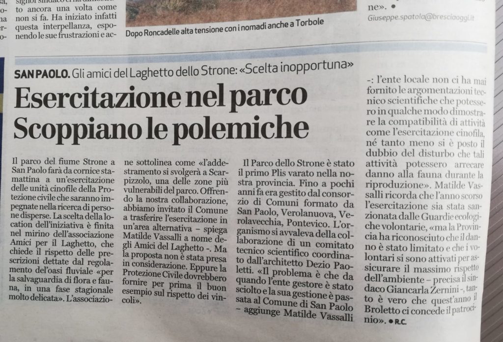 Bresciaoggi 13 aprile 2019