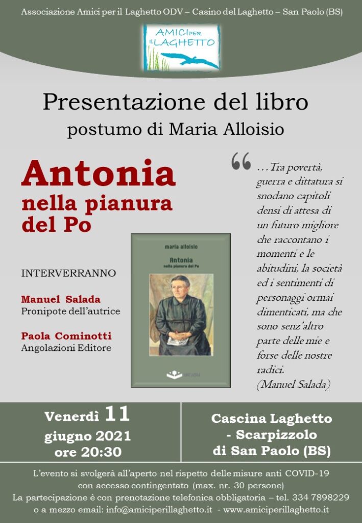 Locandina presentaz. libro Antonia